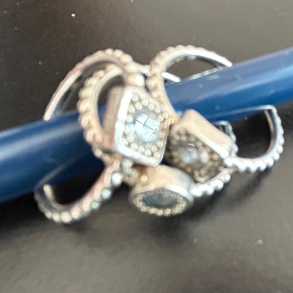 TRIO Sapphire Rings Size 7 - Picture 14 of 16